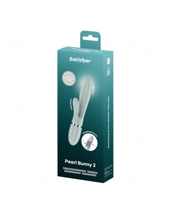 Вибратор-кролик Satisfyer Pearl Bunny 2 Greygreen - 7