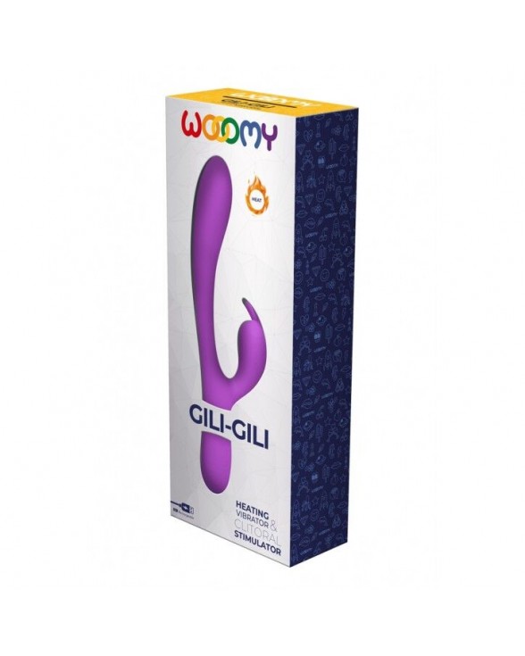 Вибратор-кролик Wooomy Gili-Gili Vibrator with Heat Purple - 3