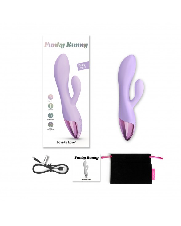 Вибратор-кролик Love To Love FUNKY BUNNY - VIVA MAUVE - 4