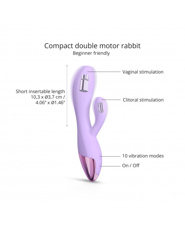 Вибратор-кролик Love To Love FUNKY BUNNY - VIVA MAUVE - 1