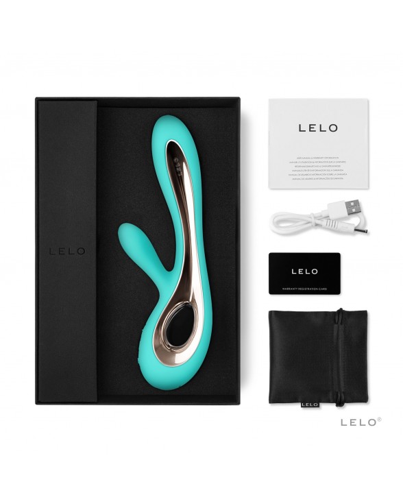Вибратор-кролик LELO Soraya 2 Aqua - 1