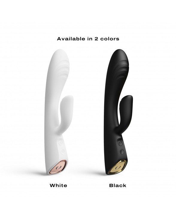 Вібратор-кролик з підігрівом Dorcel FLEXI RABBIT WHITE - 5