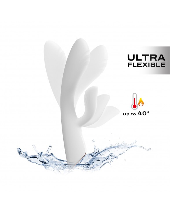 Вібратор-кролик з підігрівом Dorcel FLEXI RABBIT WHITE