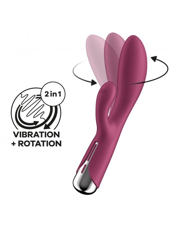 Вибратор-кролик Satisfyer Spinning Rabbit 1 Red