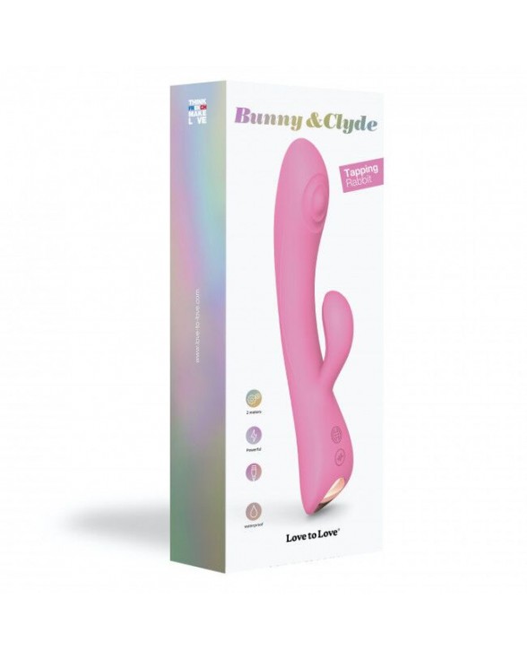 Вібратор-кролик зі спрямованим масажем точки G - Love To Love Bunny&Clyde - Pink Passion - 4