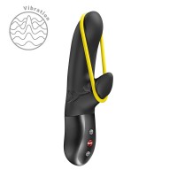 Мінівібратор-кролик зі стимулювальною стрічкою Fun Factory AMORINO Black