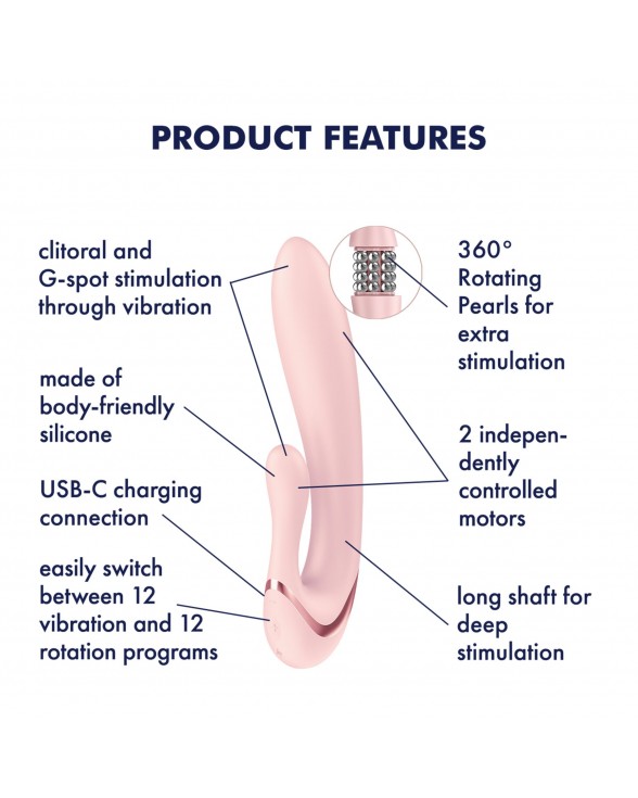 Вибратор-кролик Satisfyer Pearl Bunny 3 - 6