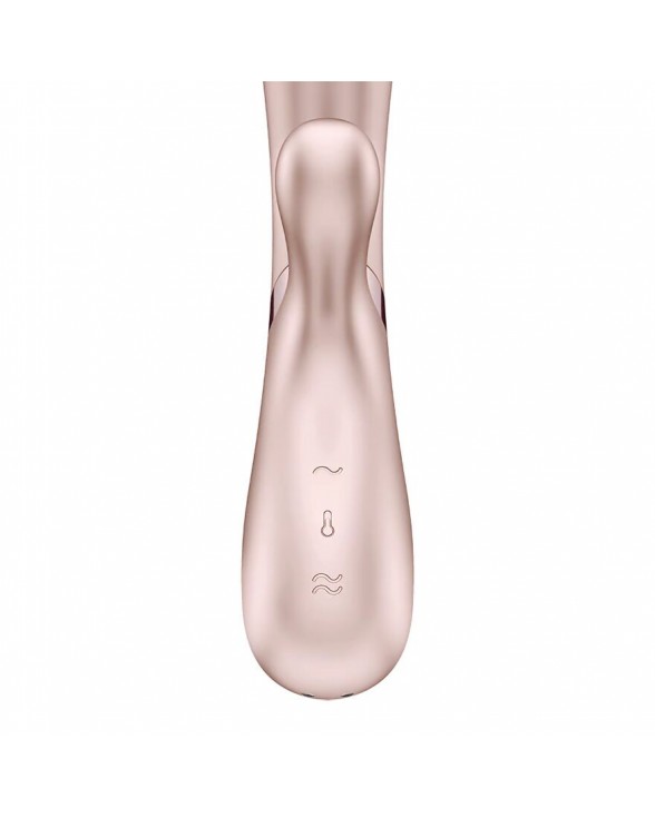 Смарт вібратор-кролик із підігрівом Satisfyer Hot Lover Nude - 2