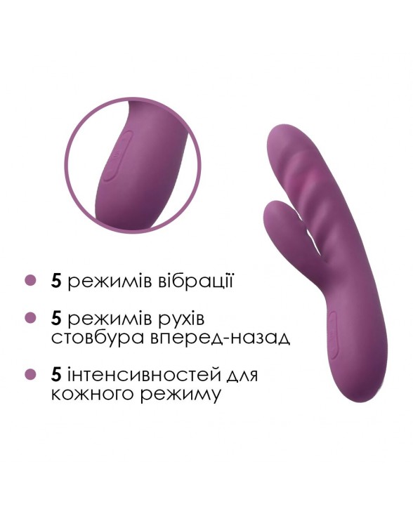 Вібратор-кролик Svakom Avery Lilac - 2