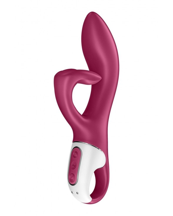 Вибратор-кролик с тройным отростком Satisfyer Embrace me Berry