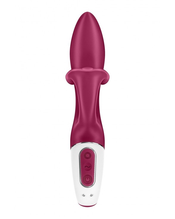 Вибратор-кролик с тройным отростком Satisfyer Embrace me Berry - 4