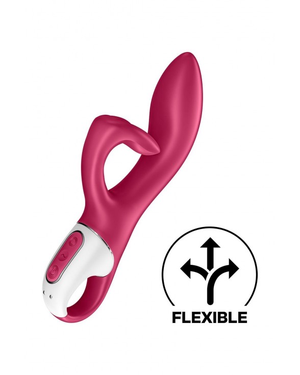 Вибратор-кролик с тройным отростком Satisfyer Embrace me Berry - 2