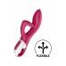 Вибратор-кролик с тройным отростком Satisfyer Embrace me Berry - 2