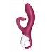 Вибратор-кролик с тройным отростком Satisfyer Embrace me Berry - 1