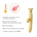 Вібратор з підігрівом та вакуумною стимуляцією клітора Zalo - ROSE Vibrator Lemon Yellow - 3