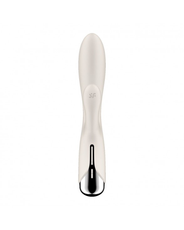 Вібратор-кролик Satisfyer Spinning Rabbit 1 Beige - 5