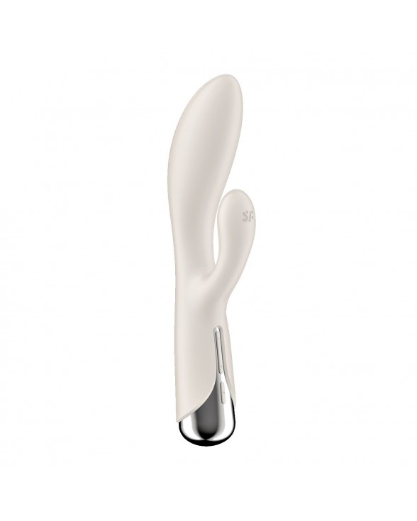 Вібратор-кролик Satisfyer Spinning Rabbit 1 Beige - 4