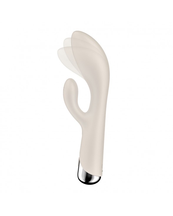 Вібратор-кролик Satisfyer Spinning Rabbit 1 Beige - 1