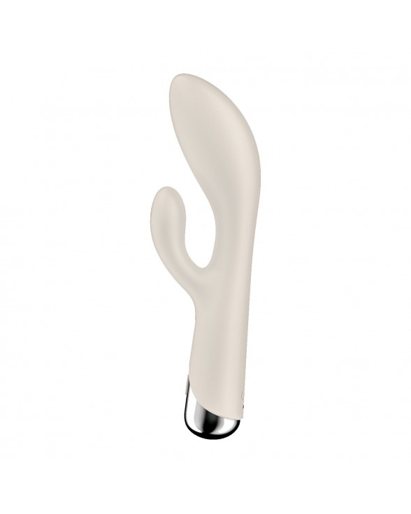 Вібратор-кролик Satisfyer Spinning Rabbit 1 Beige - 2