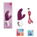 Вібратор-кролик Fun Factory MISS BI grape/white - 5