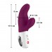 Вібратор-кролик Fun Factory MISS BI grape/white - 1