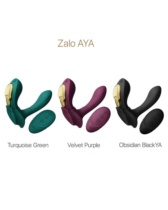 Смарт-вибратор в трусики Zalo - AYA Velvet Purple - 7