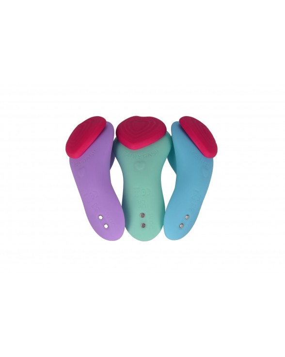 Вибратор в трусики FairyGasm HeartGem blue - 11