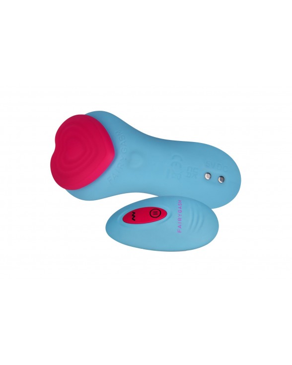 Вибратор в трусики FairyGasm HeartGem blue - 7