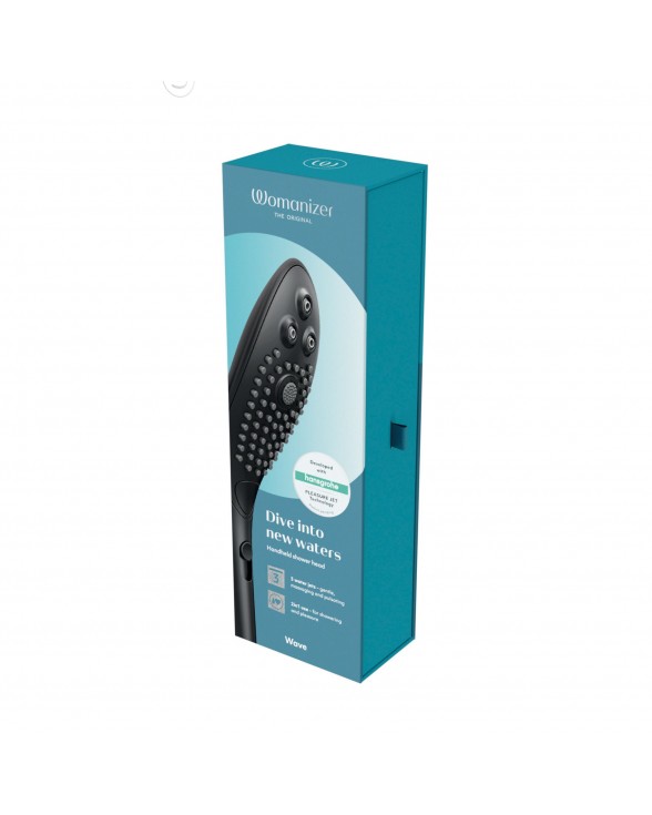Насадка-стимулятор для душу 2в1 Womanizer Wave Black - 7