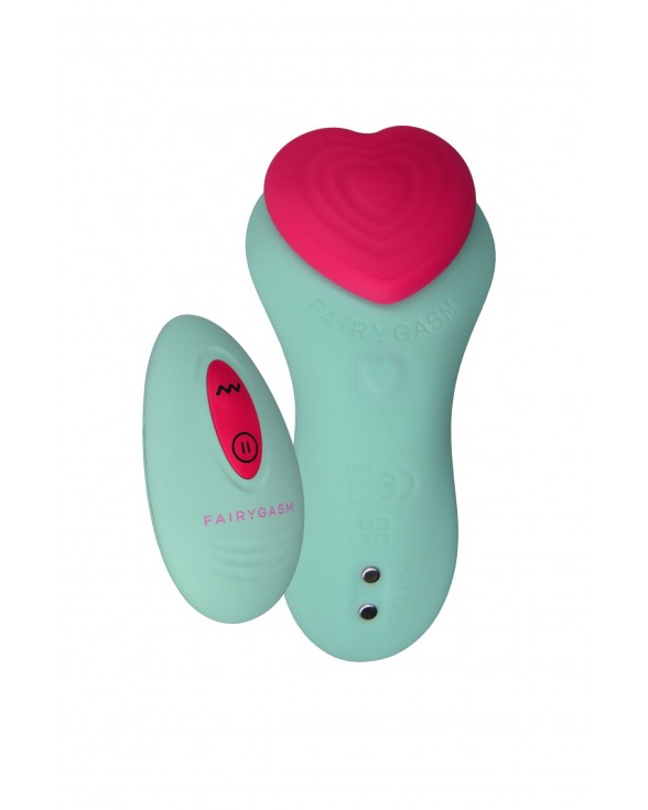 Вибратор в трусики FairyGasm HeartGem green - 1