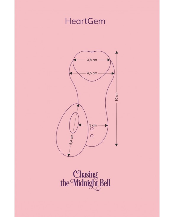 Вибратор в трусики FairyGasm HeartGem green - 10