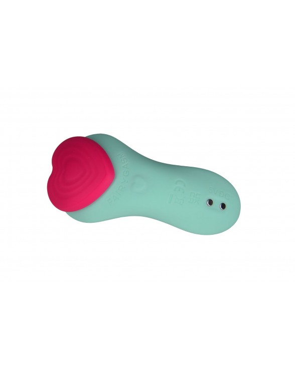 Вибратор в трусики FairyGasm HeartGem green - 4
