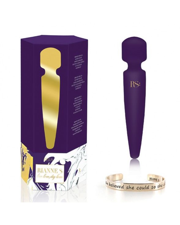 Вібромасажер Rianne S: Bella Mini Wand Purple - 5