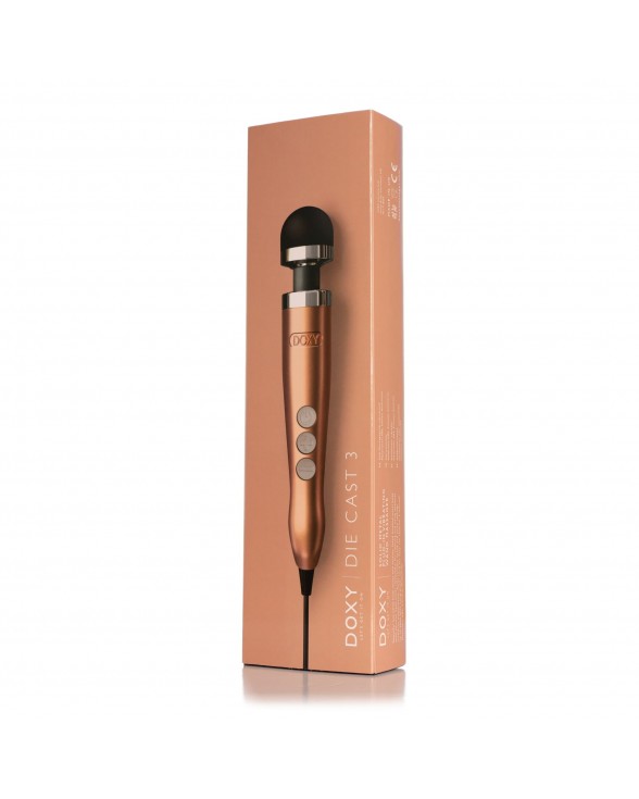 Вібромасажер DOXY Die Cast 3 Rose Gold - 5