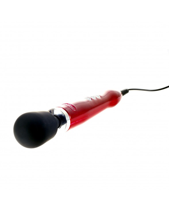 Вібромасажер DOXY Die Cast Red, металевий корпус - 1
