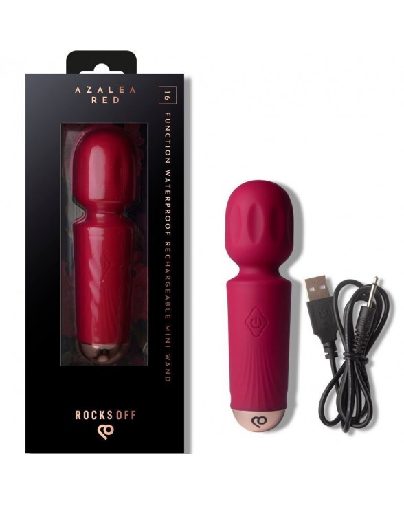 Вибромассажер Rocks Off Mini Wand Azalea Red, 16 режимов - 4
