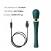 Вибромассажер с насадками Zalo — Kyro Wand Turquoise Green - 5