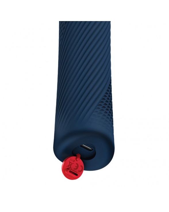 Вібромасажер Fun Factory VIM Vibrating Wand Nightblue, суперпотужний - 3