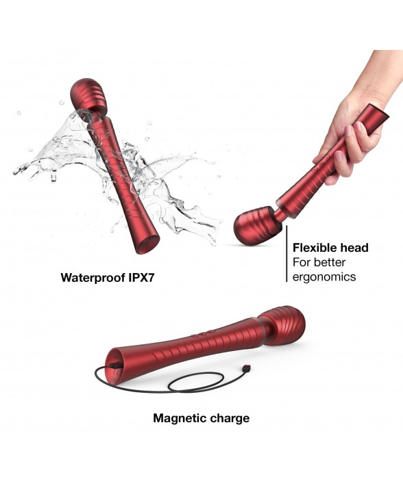 Вібромасажер MAN.WAND EDGY Velvet Red - 1