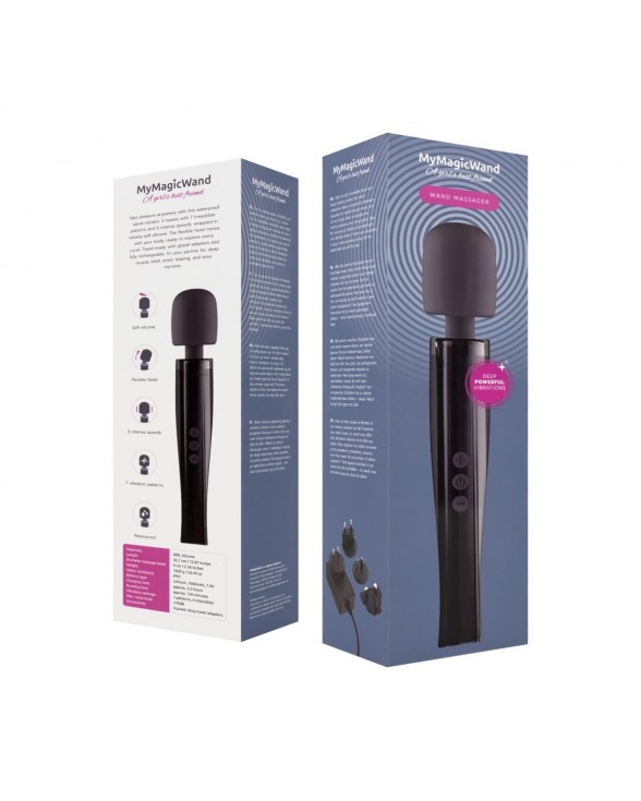 Вибромассажер MyMagicWand - Wand Massger Dynamite Grey - 7