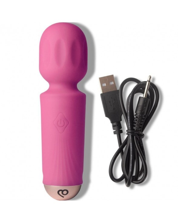 Вибромассажер Rocks Off Mini Wand Peony Pink - 3