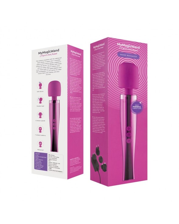 Вібромасажер MyMagicWand - Wand Massger Electric Pink - 7