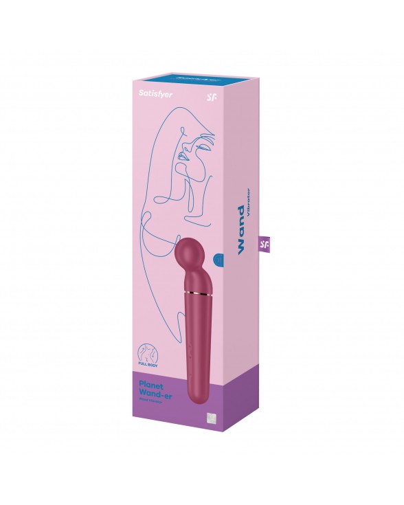 Вібромасажер Satisfyer Planet Wand-er Berry/Rosegold - 5