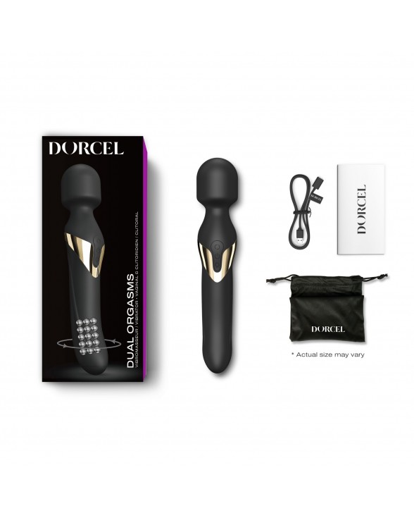 Вибромассажер 2в1 Dorcel Dual Orgasms Gold - 3