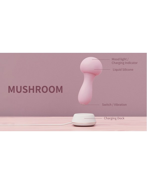 Вібромасажер Otouch MUSHROOM Pink - 7
