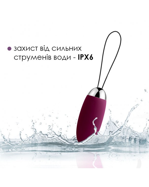 Віброяйце з пультом керування Svakom Elva Violet - 3