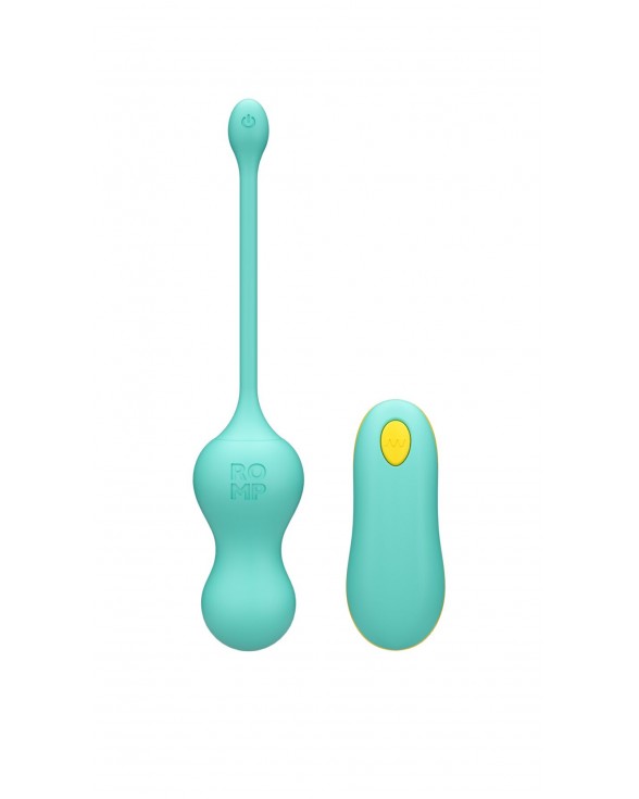 Віброяйце для точки G з пультом керування Romp Cello Light Teal - 1