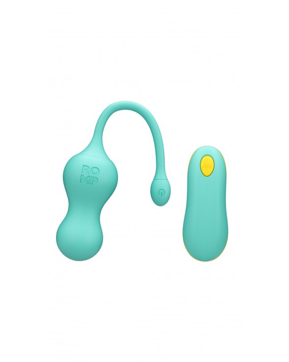 Віброяйце для точки G з пультом керування Romp Cello Light Teal