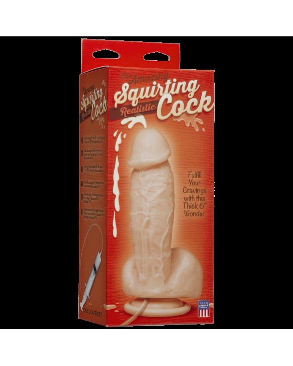 Фалоімітатор, що кінчає Doc Johnson The Amazing Squirting Realistic Cock - 2