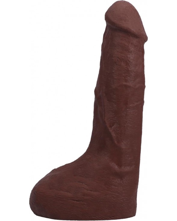 Фалоімітатор, що кінчає Doc Johnson The Realistic Cock ULTRASKYN - Squirting 9,5 Inch Chocolate - 1